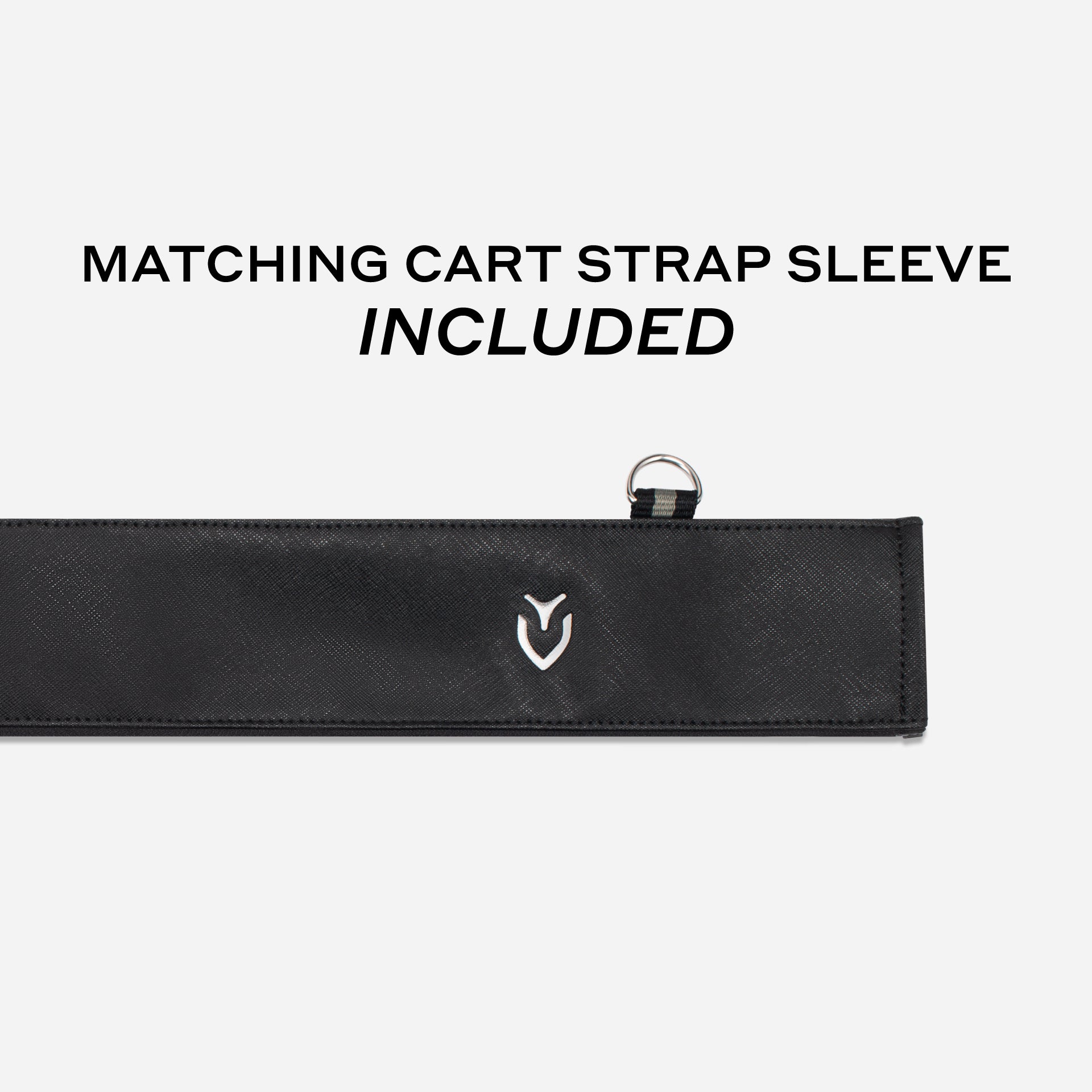 VESSEL Lux Stand in crosshatch black – lightweight golf stand bag