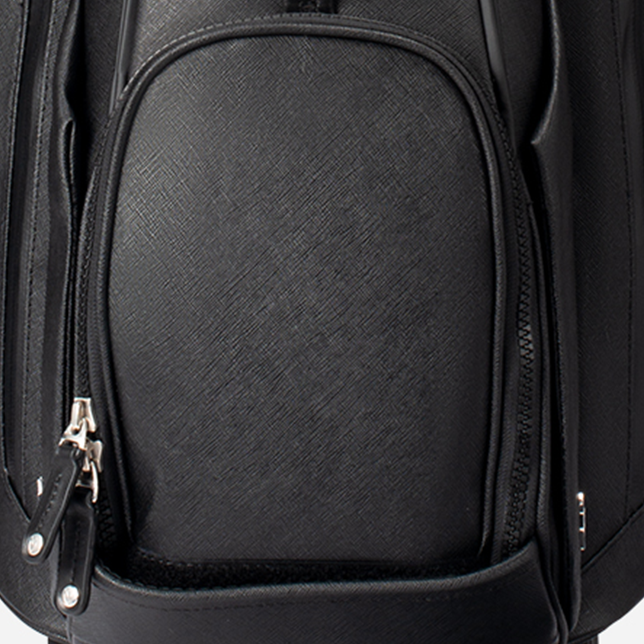 VESSEL Lux Looper in crosshatch black – lightweight golf stand bag