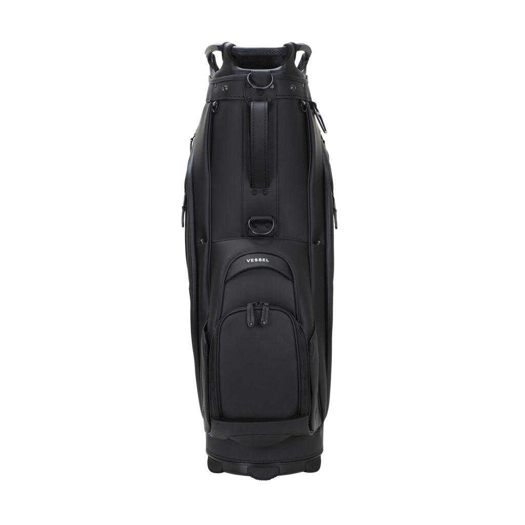 VESSEL Japan Lux Cart 2.0 in black – premium golf cart bag
