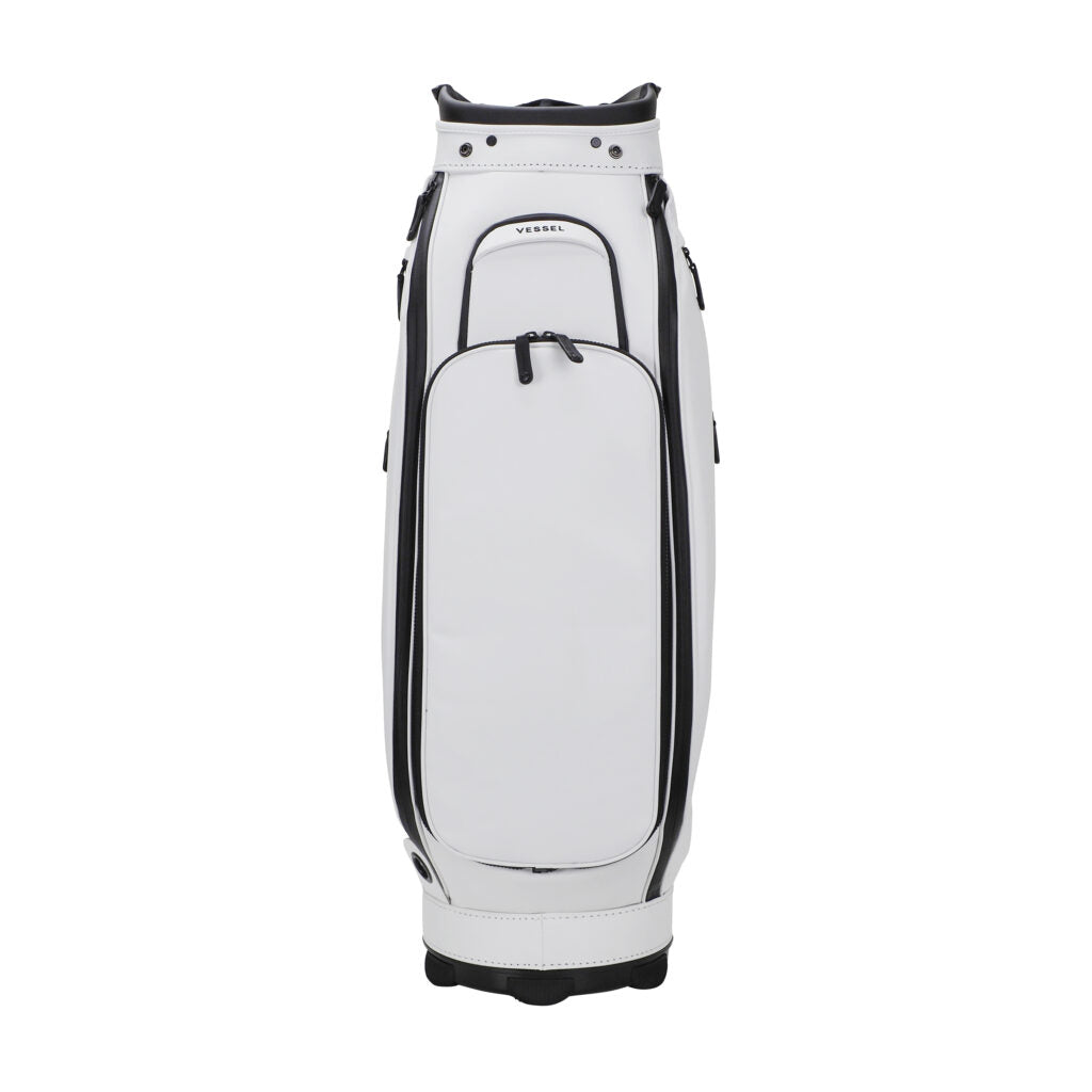 VESSEL Japan Lux Cart 2.0 in white – premium golf cart bag