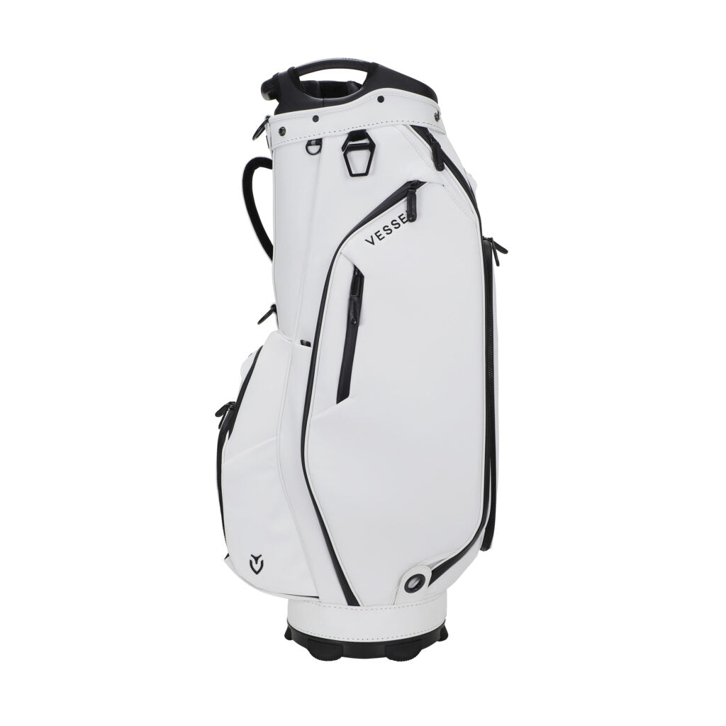 VESSEL Japan Lux Cart 2.0 in white – premium golf cart bag