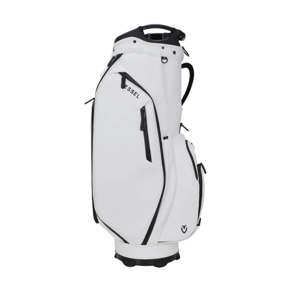 VESSEL Japan Lux Cart 2.0 in white – premium golf cart bag