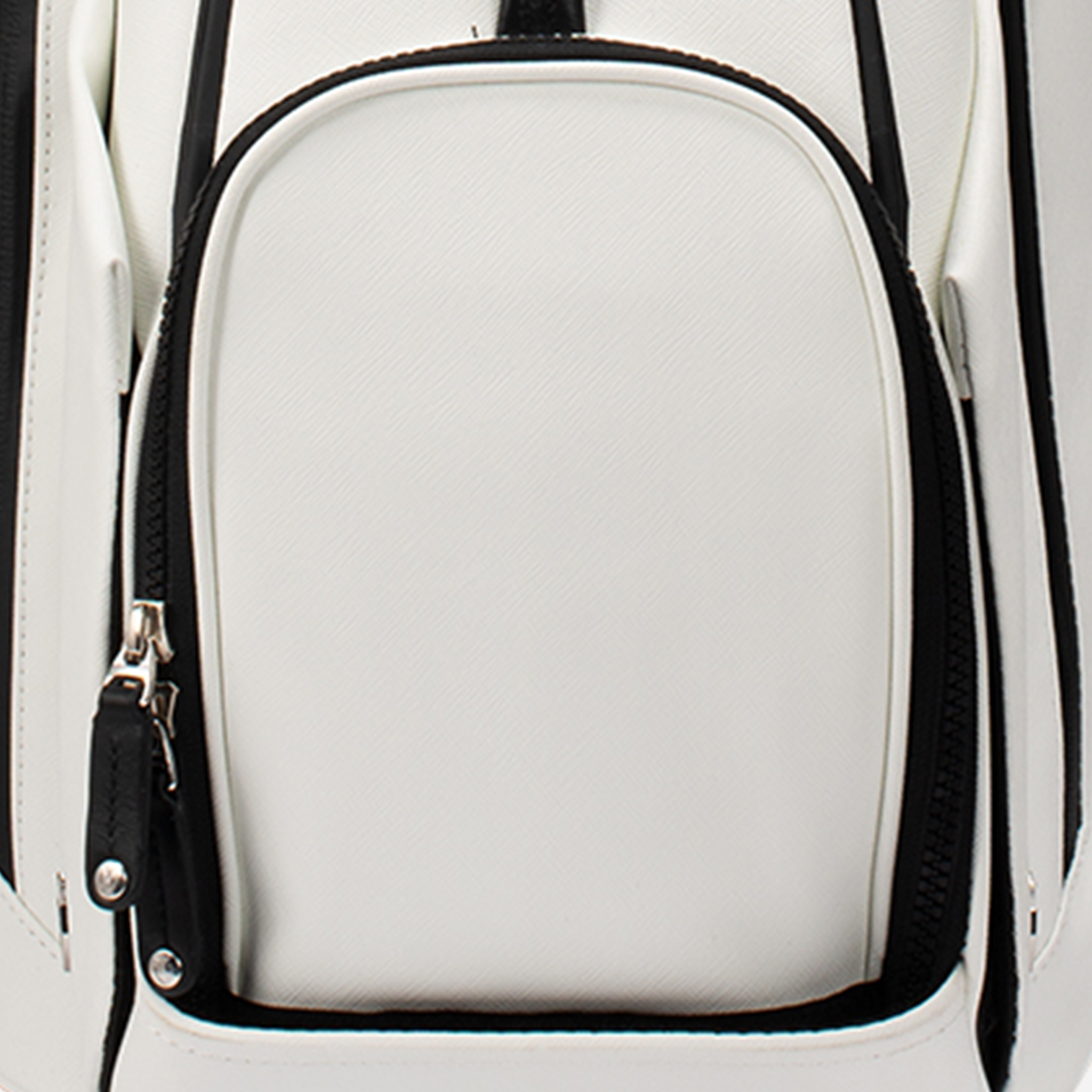 VESSEL Lux Stand in crosshatch white – lightweight golf stand bag